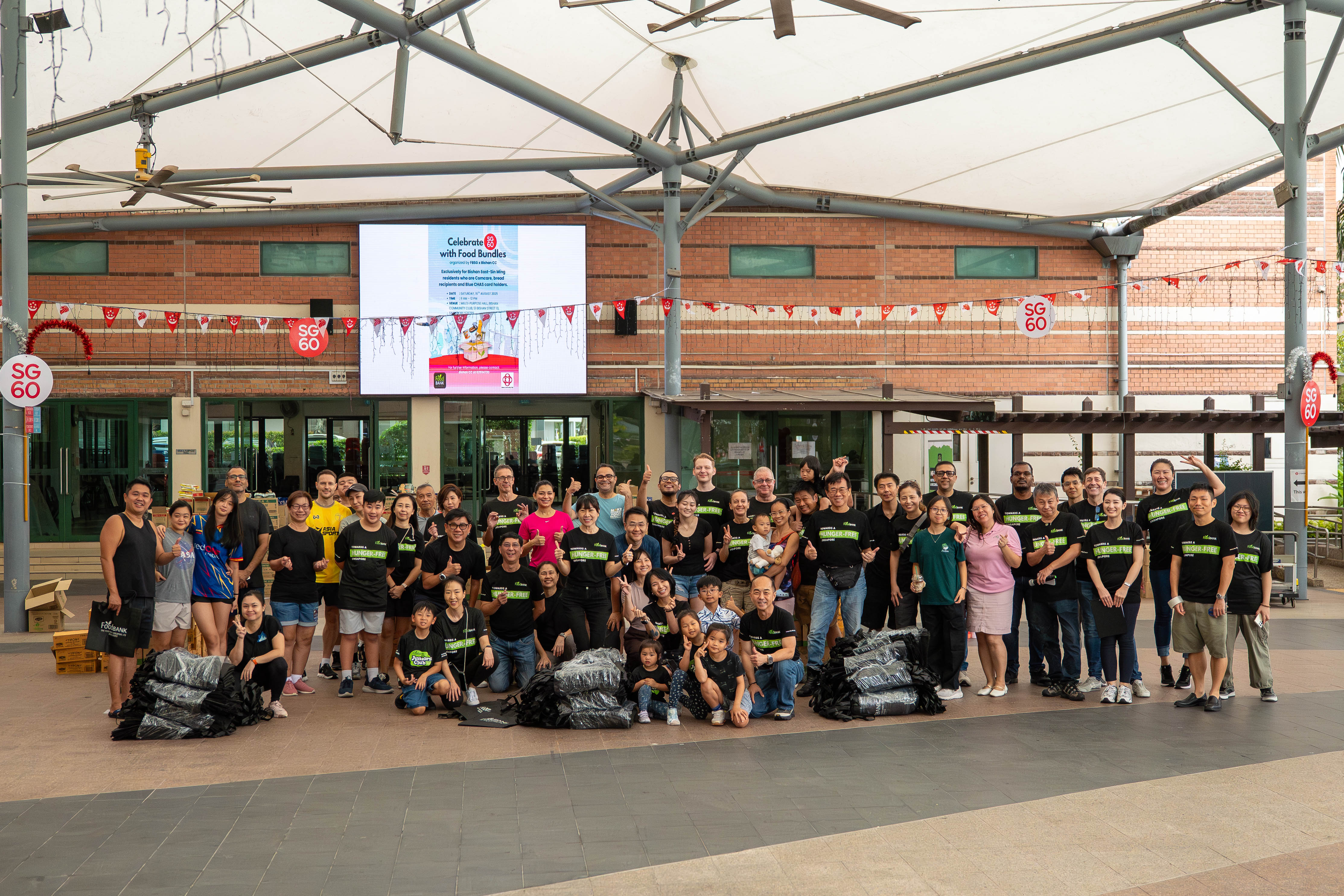 The Food Bank Singapore SG60 food distribution exercise