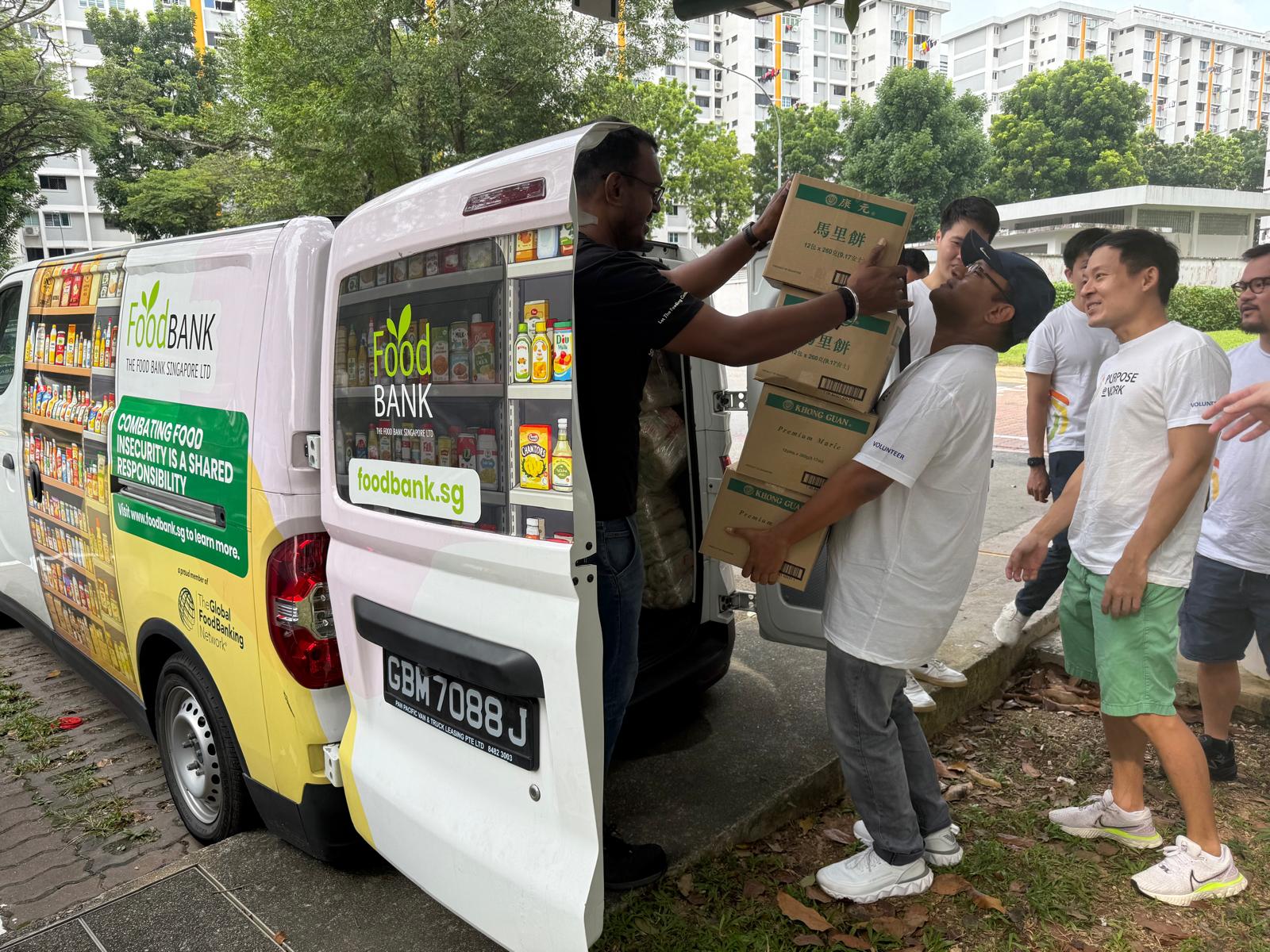 The Food Bank Singapore van
